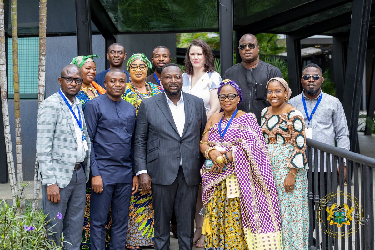 georgeoaddo's tweet image. Last week, I had the privilege of attending the closing ceremony of the INVEST IN HER initiative, organized by the Ghana Chamber of Construction Industry in partnership with the World University Service of Canada, held at the Royal Fiesta Hotel in Accra. This initiative has been…