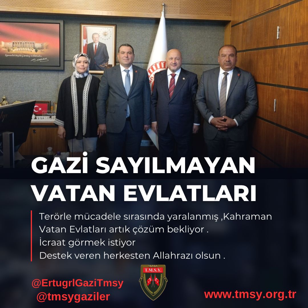 T.M.S.Y GAZİ SAYILMAYANLAR (@tmsygaziler) on Twitter photo Bugün <a href="/TmsyGaziler/">T.M.S.Y GAZİ SAYILMAYANLAR</a> başkanımız <a href="/ErtugrlGaziTmsy/">ERTUĞRUL GAZİ DEMİR</a> ve Yönetim Kurulu üyemiz
Sn <a href="/Tmsyemin/">Emin Müçük</a>
<a href="/TmsyGaziler/">T.M.S.Y GAZİ SAYILMAYANLAR</a> üyemiz
Sn Yasin koç ve eşi
Sn <a href="/TMSYbilgekoc06/">TMSY bilge0606</a>
birlikte <a href="/TBMMresmi/">TBMM</a> de <a href="/Akparti/">AK Parti</a> Adıyaman milletvekili
Sn <a href="/resulkurt34/">Doç. Dr. Resul Kurt</a> ziyaret edilmişir.
Sn <a href="/resulkurt34/">Doç. Dr. Resul Kurt</a> ile <a href="/TmsyGaziler/">T.M.S.Y GAZİ SAYILMAYANLAR</a> vatan Bugün <a href="/TmsyGaziler/">T.M.S.Y GAZİ SAYILMAYANLAR</a> başkanımız <a href="/ErtugrlGaziTmsy/">ERTUĞRUL GAZİ DEMİR</a> ve Yönetim Kurulu üyemiz
Sn <a href="/Tmsyemin/">Emin Müçük</a>
<a href="/TmsyGaziler/">T.M.S.Y GAZİ SAYILMAYANLAR</a> üyemiz
Sn Yasin koç ve eşi
Sn <a href="/TMSYbilgekoc06/">TMSY bilge0606</a>
birlikte <a href="/TBMMresmi/">TBMM</a> de <a href="/Akparti/">AK Parti</a> Adıyaman milletvekili
Sn <a href="/resulkurt34/">Doç. Dr. Resul Kurt</a> ziyaret edilmişir.
Sn <a href="/resulkurt34/">Doç. Dr. Resul Kurt</a> ile <a href="/TmsyGaziler/">T.M.S.Y GAZİ SAYILMAYANLAR</a> vatan