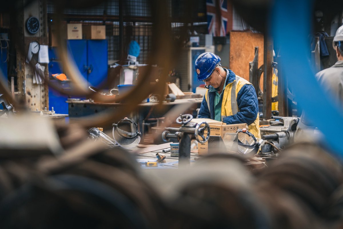 GibdockLtd's tweet photo. A quick look inside the workshops, always buzzing with activity from large-scale fabrication to the finest details this is where it all happens 🛠️ 

#gibdock #gibraltar #shiprepair #shipmaintenance #drydock #workshops #engineering #maritimeindustry #fabrication https://t.co/db9eqpidE3