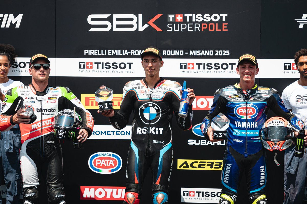 来シーズンからのMotoGP参戦が発表されたBMWのラズガットリオグルが、3勝を挙げたWSBK第6戦。スーパーポールレースでは、ビモータbyカワサキ・レーシング・チームのロウズが2位を獲得。ビモータにとって2000年以来の表彰台となりました。pmfansite.com/pirelli/articl…
#pirelli #PirelliMoto #ピレリ #WSBK