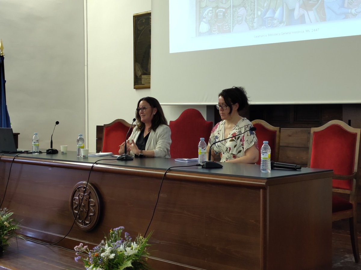 Sociedad Española CCyTTHH (@secctthh) on Twitter photo Margarita Gómez, presidenta de la <a href="/secctthh/">Sociedad Española CCyTTHH</a>, y Ainoa Castro, prof. en la <a href="/usal/">Universidad de Salamanca</a> y coordinadora del #XXIICongresoSECYTH, participan en el acto de clausura. Esta tarde, tendremos la Asamblea ordinaria y se anunciará la sede del próximo encuentro anual de nuestras áreas. ¿Dónde será? Margarita Gómez, presidenta de la <a href="/secctthh/">Sociedad Española CCyTTHH</a>, y Ainoa Castro, prof. en la <a href="/usal/">Universidad de Salamanca</a> y coordinadora del #XXIICongresoSECYTH, participan en el acto de clausura. Esta tarde, tendremos la Asamblea ordinaria y se anunciará la sede del próximo encuentro anual de nuestras áreas. ¿Dónde será?