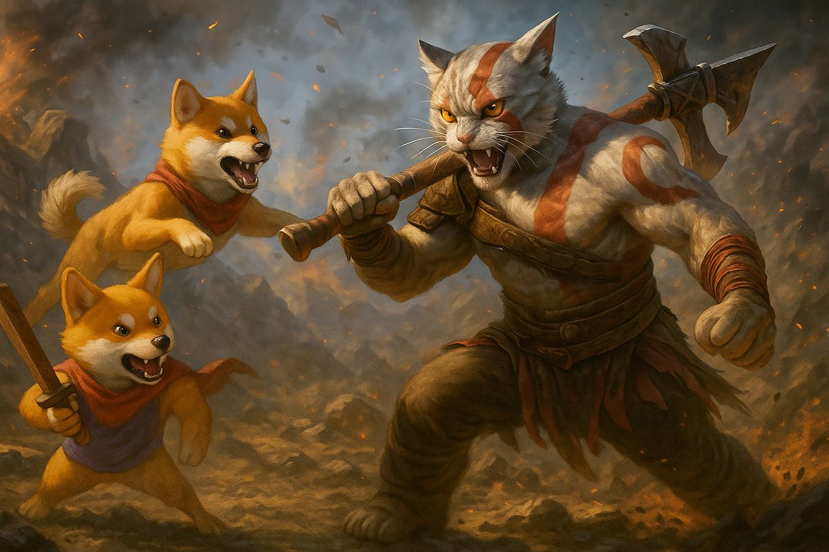 CatofWarpump's tweet photo. $CATOFWAR is claiming the throne.
The war has begun.
#CATOFWAR #Solana #PumpFun #MemeCoinWar #CryptoBattle #ShibaInu #DogeCoin #Pepe #SolanaSeason #Memecoin #CryptoNews #Altcoins #CatToken #Web3 #DeFi #CryptoArmy #NewEra https://t.co/bRW4DI35sF