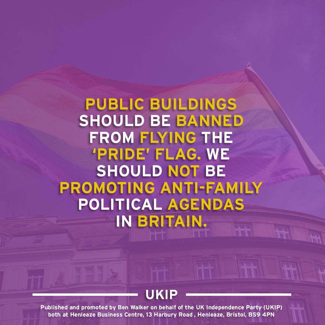 Part of taking our country back means stopping woke politicians or civil servants from flying the 'pride' flag off of public buildings.