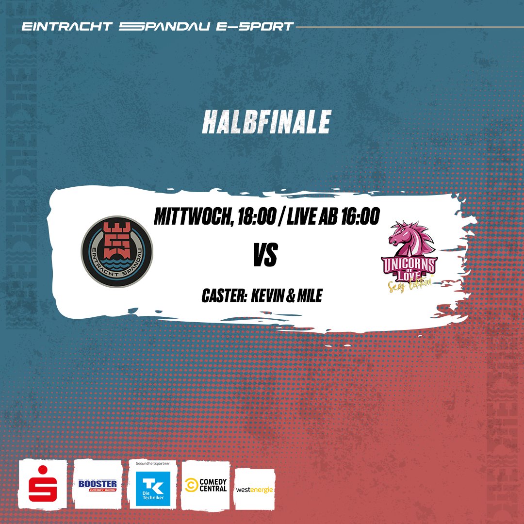 Jetzt stehen nur noch die Einhörner zwischen uns und dem Offline-Finale des <a href="/A1eSports_AT/">A1 eSports</a> Cups am 05.07. in Wien🙏🙏

Morgen mit <a href="/luise_emilie_/">Mile✨</a> zu Gast im Stream🤝