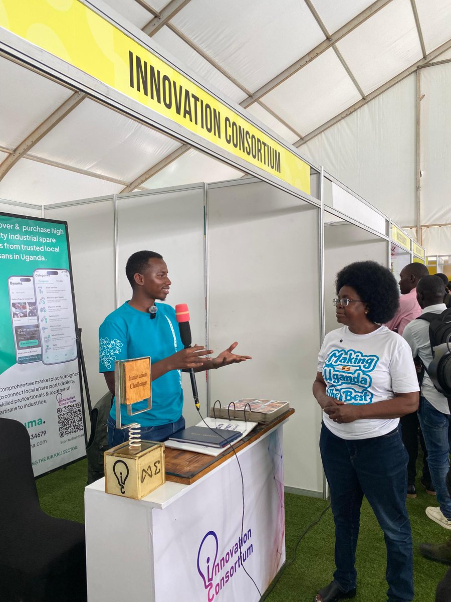 Innovug's tweet image. We are showcasing our innovations and works at the ongoing National science week expo at Kololo Independence grounds. Pass by for a glimpse into how we are practically defining our organisation's name. @STIsecretariat @DrMusenero
#NSW2025 #InnovationToMarket