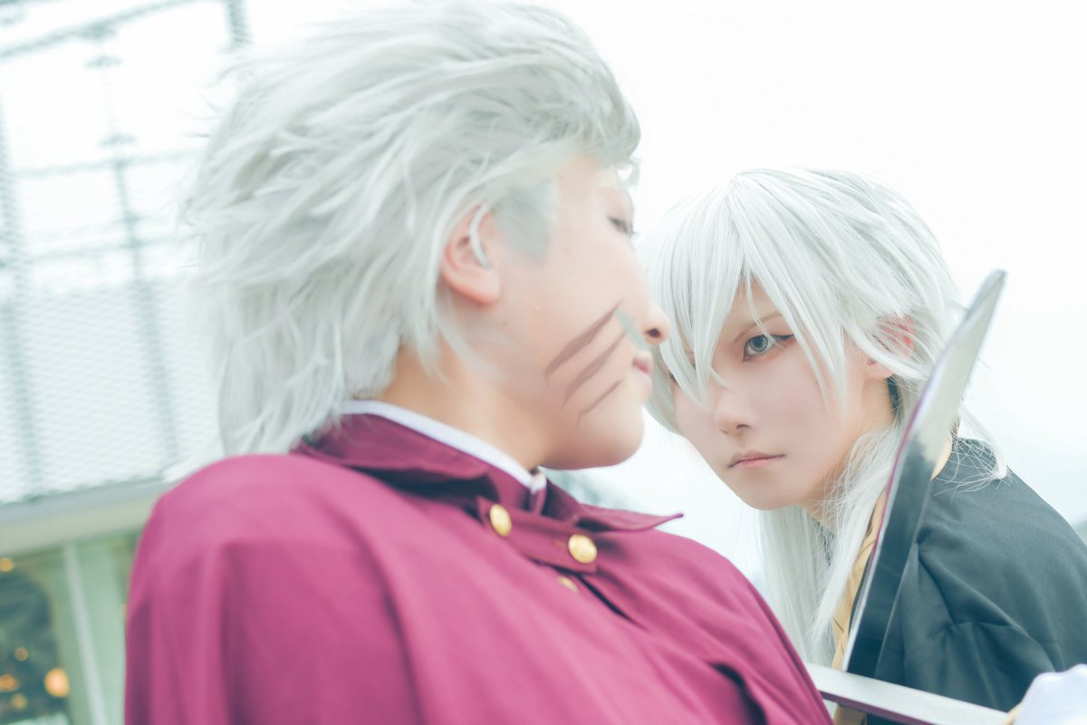 cosplay　人外魔境

⚔️→<a href="/547vZSGnwHjyb4N/">白銀Luca🐺</a> 
🐺→Fのじ
📸→アコスタ公式カメラマンさん