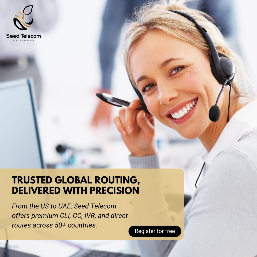 seedtelecomorg's tweet image. 🌍 Trusted Global Routing, Delivered with Precision 🌍
✅ Seamless connectivity. 💬 Unmatched voice clarity.
Partner with us — because every call counts.

🔗 seedtelecom.org

#SeedTelecomSolutions #GlobalVoiceRoutes