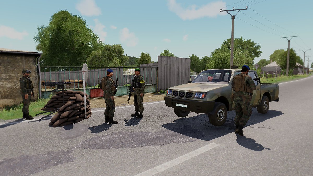 LivonianGovOff's tweet photo. In Livonia, the Army starts a new campaign of training in the Nadbor Region ! The Exercise, called "Kobra 25" will see participation from the Army, Air Force and Border Guards, in Urban Combat and Ground to Air Coordination

#Arma3 #Livonia https://t.co/JYzc4Jpacb
