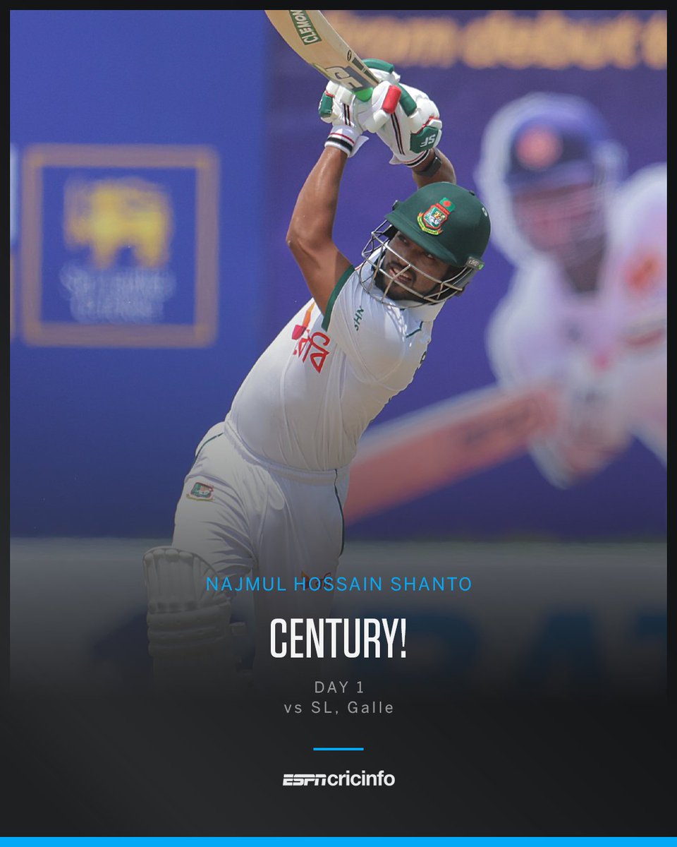 AKCricTalks's tweet photo. #BANGvSL
After losing 3 early wicket, CAPTAIN SHANTO and the most experienced MUSHFIQUR RAHIM, smashed MAGNIFICENT CENTURIES 💯
From 45-3 to 288-3 🔥🔥🔥