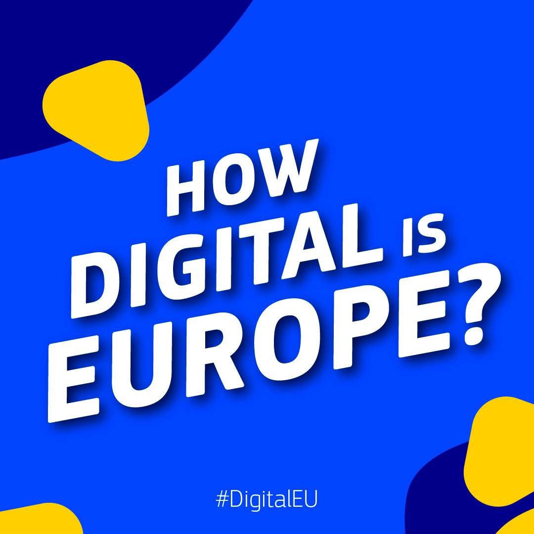 77% of Irish people 🇮🇪 consider that digitalisation of daily public &amp; private services is making their lives easier 👍

Learn more about Digital Decade Report for Ireland and other States ⬇️

Full report ➡️ europa.eu/!vVx3nm
Report by countries ➡️ europa.eu/!MxHGMn