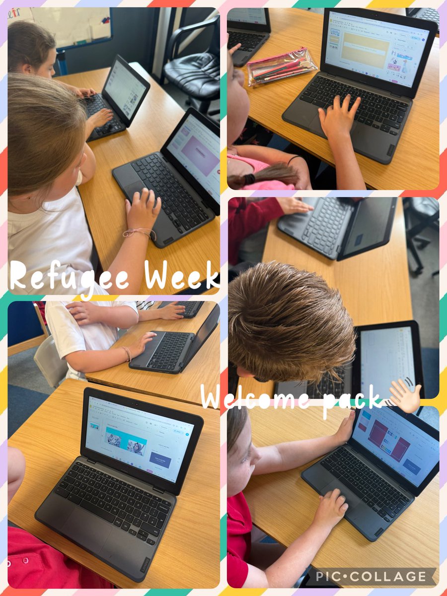 PDCS Year 3 (@pdcsyear3) on Twitter photo To mark #RefugeeWeek, Blwyddyn 3 are creating a pack of ideas to welcome refugees to PDCS, using Google Slides - to ensure they feel included, welcomed and know they belong here🫶🌍. We will present our presentations to our peers at the end of the week🌟. <a href="/HeadPdcs/">Michele Thomas</a> <a href="/RefugeeWeek/">Refugee Week 🧡</a> To mark #RefugeeWeek, Blwyddyn 3 are creating a pack of ideas to welcome refugees to PDCS, using Google Slides - to ensure they feel included, welcomed and know they belong here🫶🌍. We will present our presentations to our peers at the end of the week🌟. <a href="/HeadPdcs/">Michele Thomas</a> <a href="/RefugeeWeek/">Refugee Week 🧡</a>