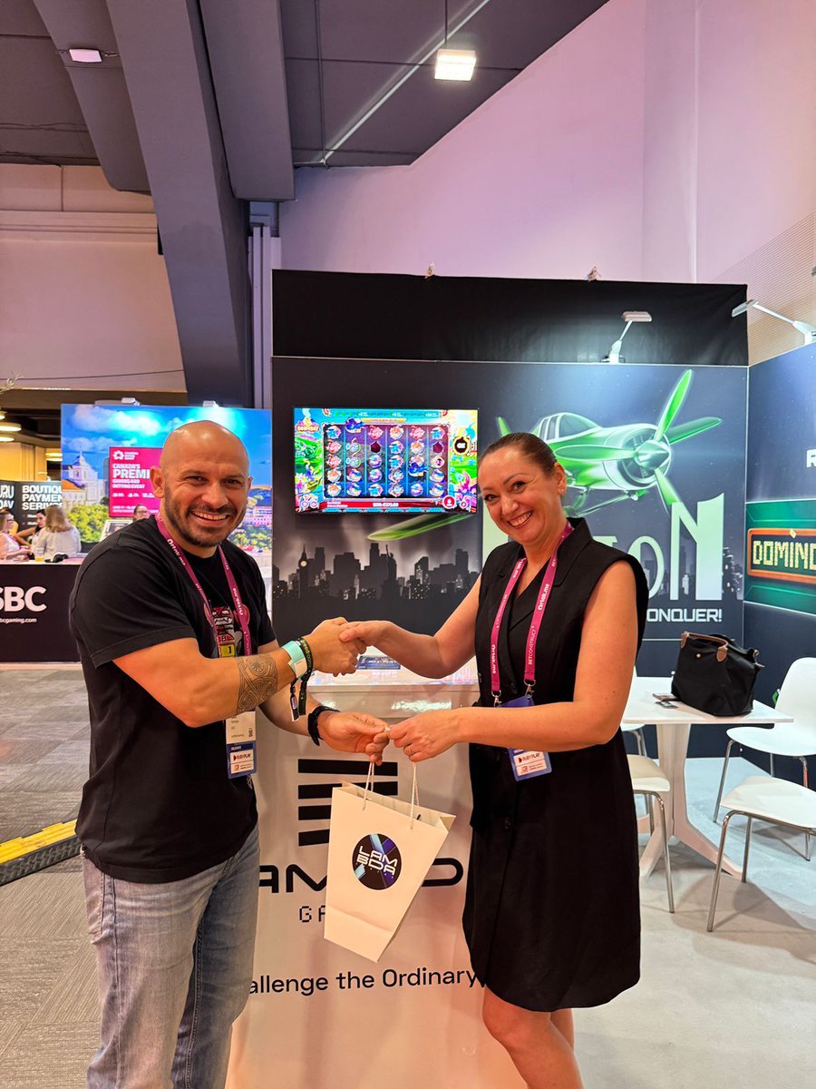 lambdagaming_io's tweet photo. What a week in Malta! 🇲🇹
#SBCSummitMalta ✅ Booth #A20 packed: launched BitMan Twinko, ran a pop-up tourney, and jumped on Beyond the Reels to talk innovation math.
6k pros / 2k operators = collab overload. Missed us? DM!
Next stop: London, 2-3 July. 🚀
#LambdaGaming #iGaming https://t.co/7ICoL9I5VC