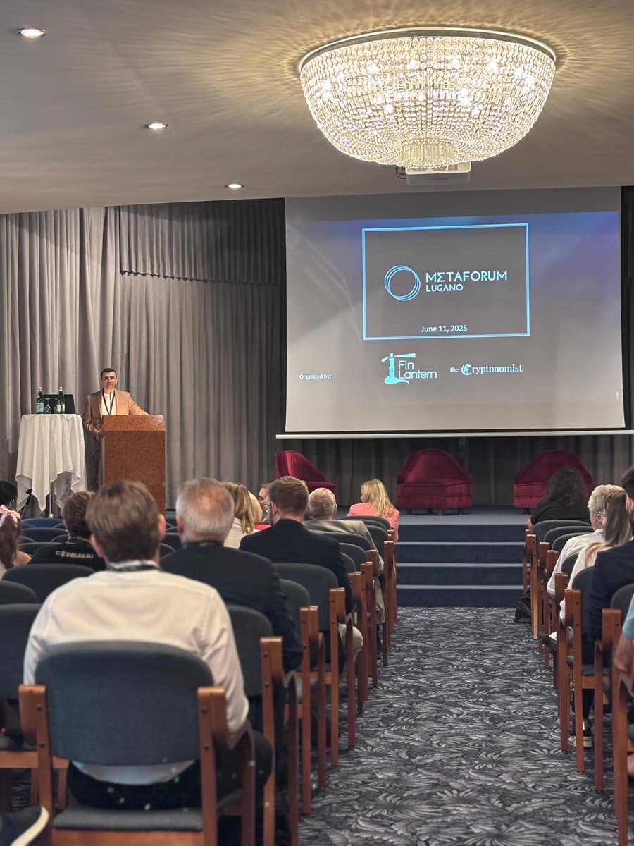 Blockstarstech's tweet photo. 🌱 Our CEO @Web3Anarchist  took the stage at #MetaForum2025 in Lugano to present @fedrok_chain  a faster, greener path to Web3 adoption.

Big thanks to the organizers &amp; everyone who stopped by. The future is decentralized and sustainable.💡

#Fedrok #GreenBlockchain #Web3 #Lugano https://t.co/MMA2yKOkWw