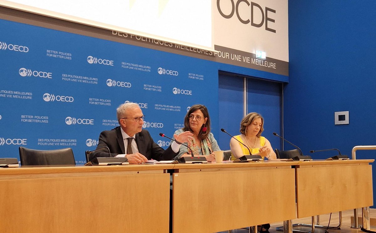 Come promuovere la partecipazione femminile nel mercato del lavoro è stato il tema al centro della Conferenza organizzata dalla Rappresentanza Permanente con @Oecd, <a href="/DireRete/">DIRE - Donne Italiane Rete Estera (Francia)</a> e <a href="/GltFoundation/">Global Thinking Foundation</a>