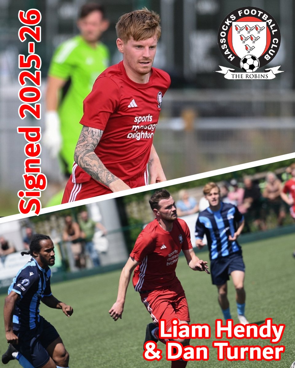 Defensive duo staying with Hassocks 🧱

Vice captain Liam Hendy and Supporters' Player of the Season Dan Turner will be Robins for the 2025-26 Isthmian League campaign 🐦

🔗 hassocksfc.net/2025/06/defens…

#UTR