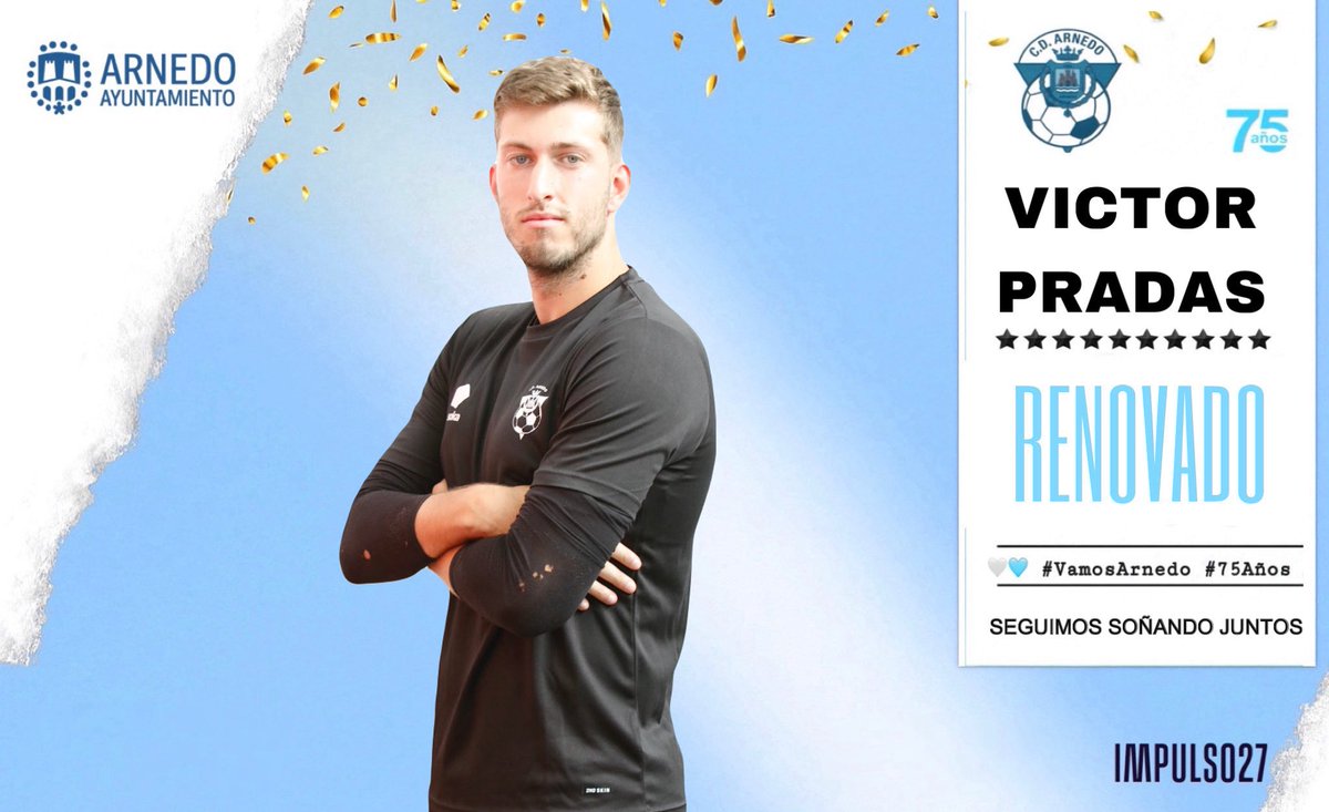 CD Arnedo (@cdarnedo) on Twitter photo 🧤 ¡ <a href="/victorpradas20/">victor pradas gutierrez</a> RENUEVA!
El muro de la portería blanquilla seguirá una temporada más con nosotros.
💪 Trabajo, carácter y compromiso intactos.
¡Vamos, Arnedo! 🤍🩵
#VamosArnedo #75Años #unpueblounequipounailusion 🧤 ¡ <a href="/victorpradas20/">victor pradas gutierrez</a> RENUEVA!
El muro de la portería blanquilla seguirá una temporada más con nosotros.
💪 Trabajo, carácter y compromiso intactos.
¡Vamos, Arnedo! 🤍🩵
#VamosArnedo #75Años #unpueblounequipounailusion