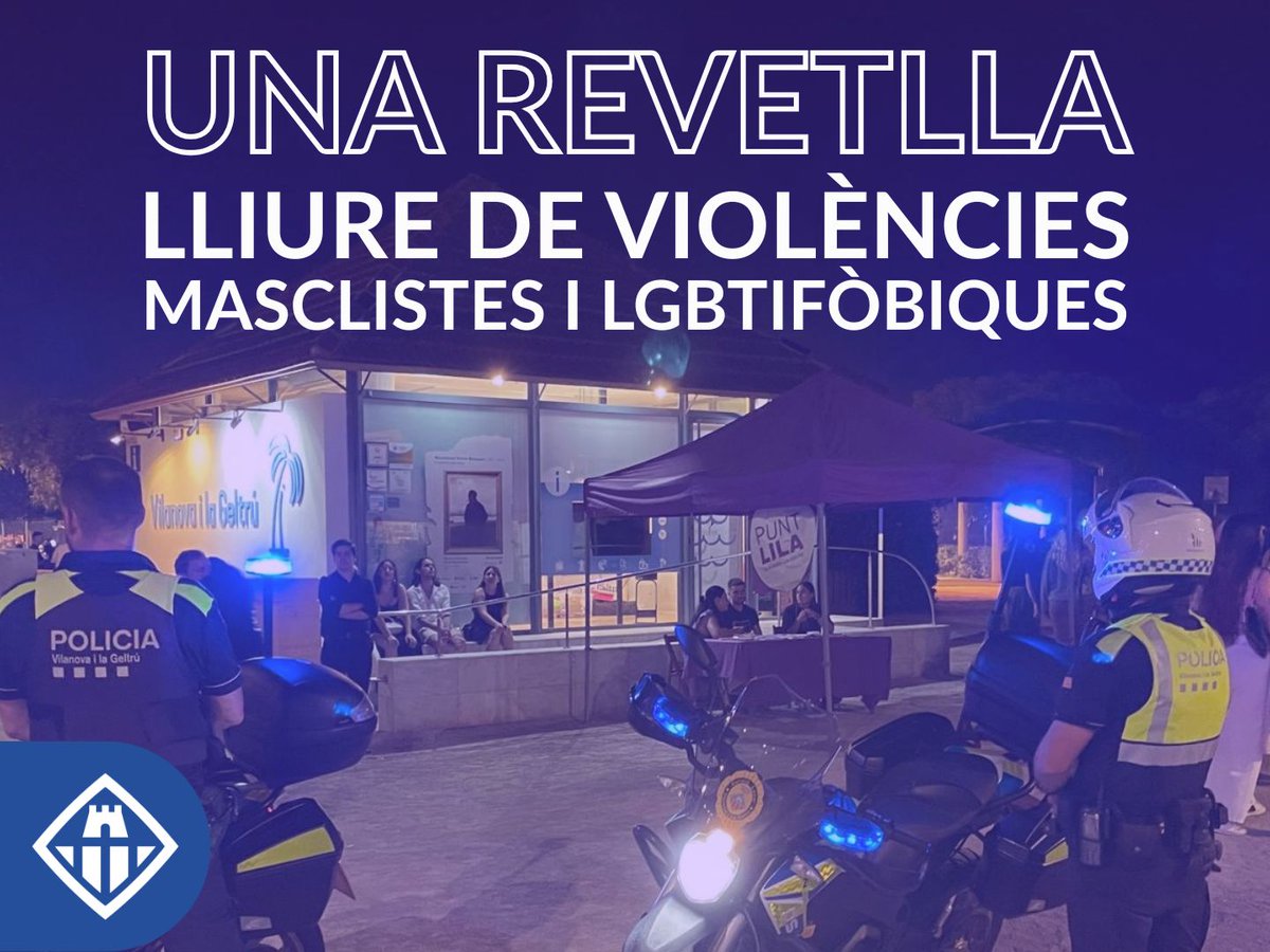 Vilanova i la Geltrú (@ajuntamentvng) on Twitter photo 🎇 A #VNG fem Revetlla... lliure de violències masclistes i LGBTIfòbiques.
🟣Trobaràs el Punt Lila a l'oficina de <a href="/VilanovaTurisme/">VilanovaTurisme</a> a Ribes Roges: carpa d'acollida a l'exterior i espai tranquil a l'interior i atenció especialitzada de dues psicòlogues i quatre tècniques. 🎇 A #VNG fem Revetlla... lliure de violències masclistes i LGBTIfòbiques.
🟣Trobaràs el Punt Lila a l'oficina de <a href="/VilanovaTurisme/">VilanovaTurisme</a> a Ribes Roges: carpa d'acollida a l'exterior i espai tranquil a l'interior i atenció especialitzada de dues psicòlogues i quatre tècniques.