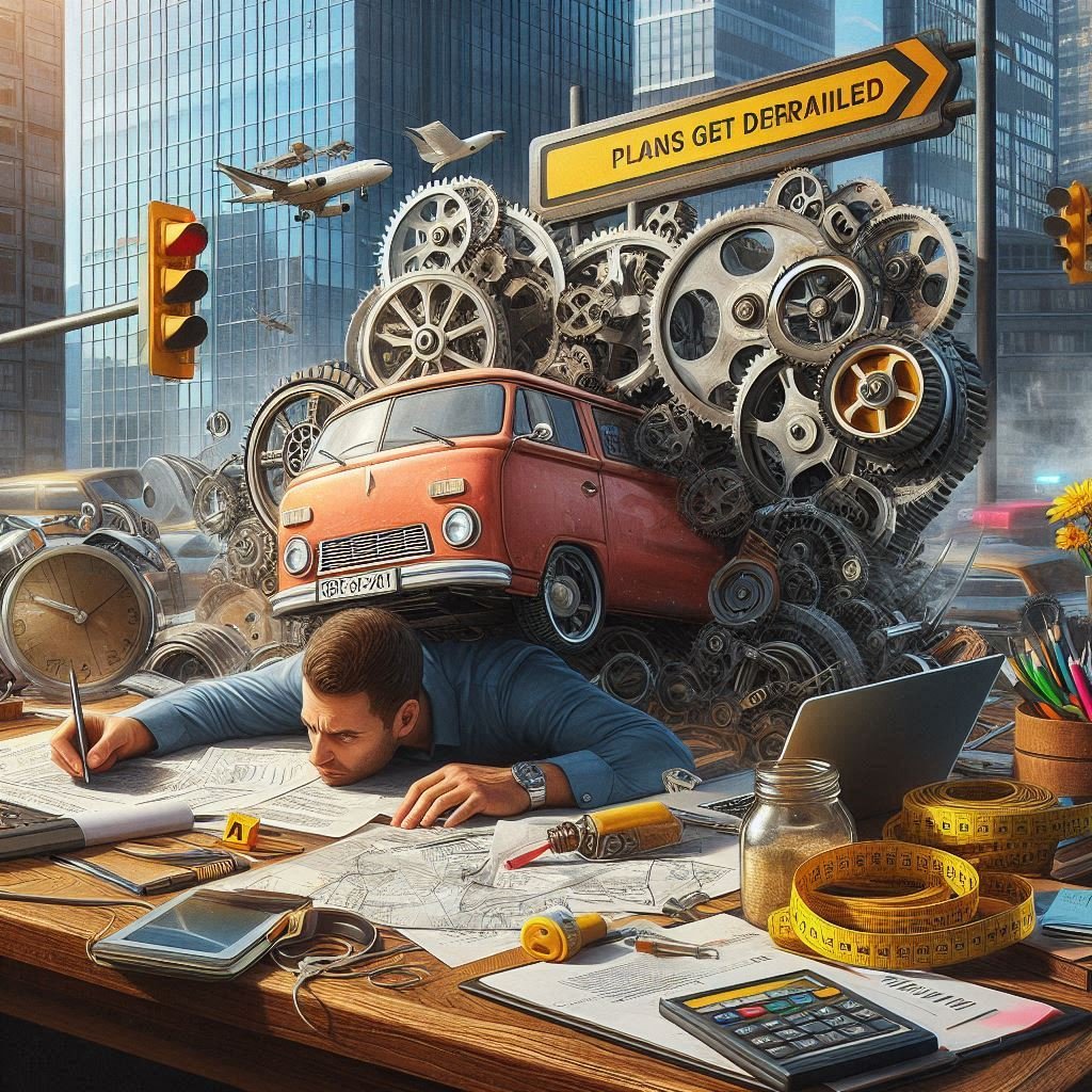 Sometimes plans get derailed...

In those moments, we have to regroup, refocus, and resume.

#journey #life #derailed #KeepGoing