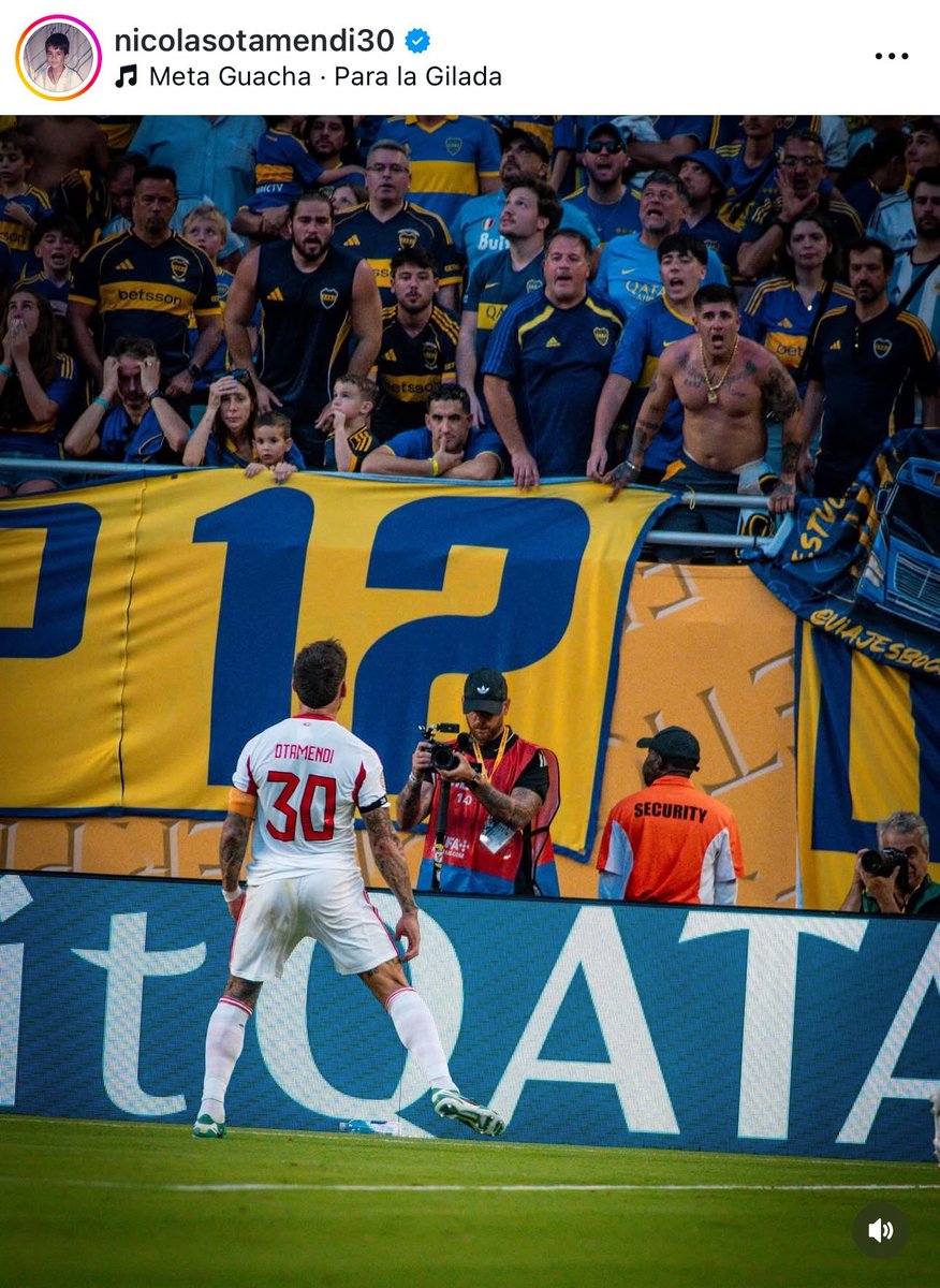 OTA pidiendo disculpas por el gol a boca