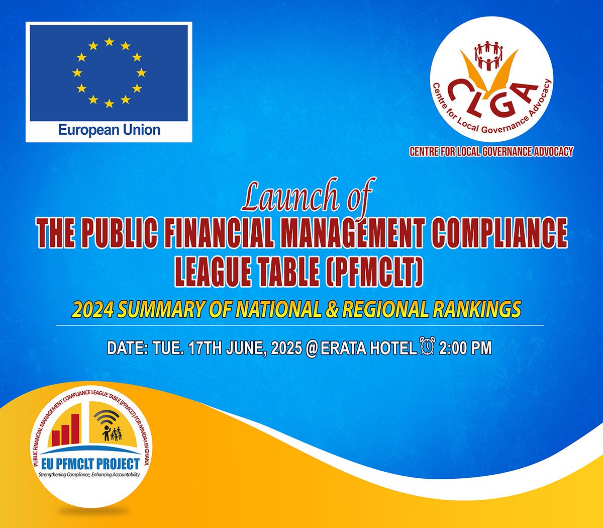 It's today! Meet us at the Erata hotel at exactly 2:00pm to launch the 2024 PFM Compliance league table. Or you can watch live on our Facebook feed.