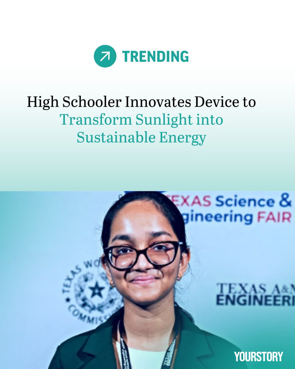 High school student Arya Gurumukhi has advanced clean energy technology by developing a catalyst that enhances the efficiency of solar-powered Bionic Leaf devices. This innovation enables faster, more cost-effective production of sustainable fuel.

Arya’s open-source design is