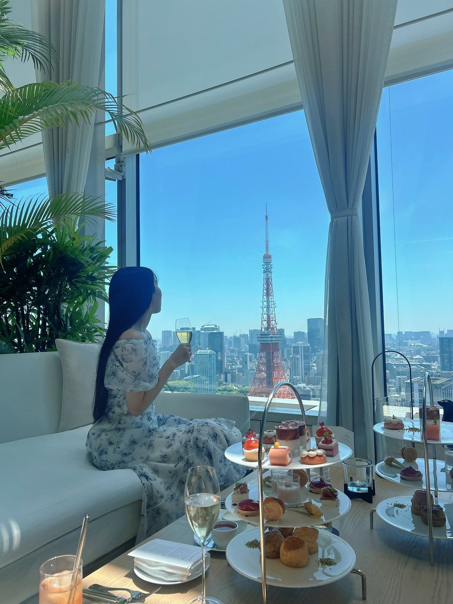 tayutau_tsuki's tweet image. 素敵なアフタヌーンティーだったな🗼

#東京エディション虎ノ門
#EDITION
#アフタヌーンティー