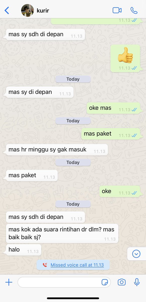 1805_25jpg's tweet photo. ketika kurir yang biasa pick up, sore itu ngedenger rintihan (desahan) di dalam rumah sellernya, yang ternyata lagi buat konten porno.

— skynani short 18+ au. https://t.co/48AXAws4FZ
