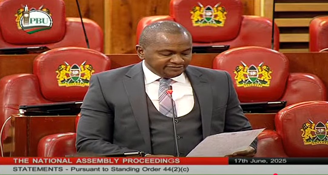 Hon. <a href="/KigumoMp/">JosephMunyoroMp</a> seeks a statement from the Departmental Committee on Blue Economy, Water &amp; Irrigation, regarding the Review of water tariffs of the Murang’a South Water and Sanitation Company Ltd. by WASREB.
#BungeLiveNA.