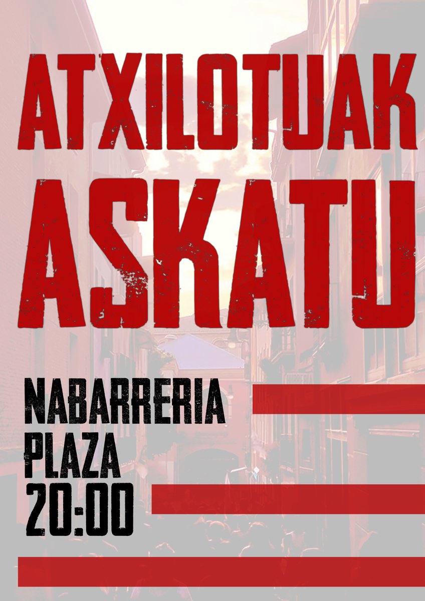 🗞2 compañeros de Berriozar y el Casco Viejo siguen detenidos tras una denuncia de VOX.

✊Gaur arratsaldean Nabarrerian elkar ikusiko gara. 
Erreakzioak auzo langile zatitu eta desmobilizatuak nahi ditu. Erakutsi dezagun zein den gure bidea: auzodefentsa eta klase-elkartasuna.