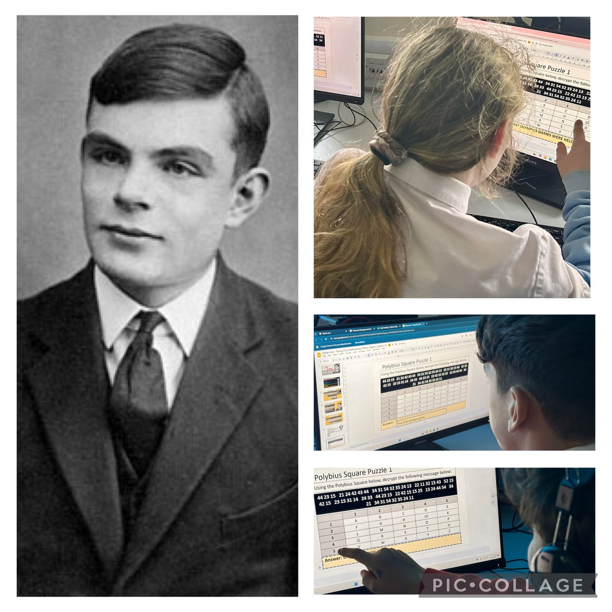 IDS_3-18_Digital (@ids_3_18_it) on Twitter photo Lovely seeing our <a href="/IDS3to18/">Idris Davies School 3_18</a> pupils using Code Breaking Skills to decrypt hidden messages using Polybius and Pigpen cyphers as part of our #CurriculumForWales topic. Da iawn pawb! #DCF #ComputationalThinking #AmbitiousCapableLearners 🙌 #TheIdrisDaviesWay #SkillsToPayTheBills 💻🧠 Lovely seeing our <a href="/IDS3to18/">Idris Davies School 3_18</a> pupils using Code Breaking Skills to decrypt hidden messages using Polybius and Pigpen cyphers as part of our #CurriculumForWales topic. Da iawn pawb! #DCF #ComputationalThinking #AmbitiousCapableLearners 🙌 #TheIdrisDaviesWay #SkillsToPayTheBills 💻🧠