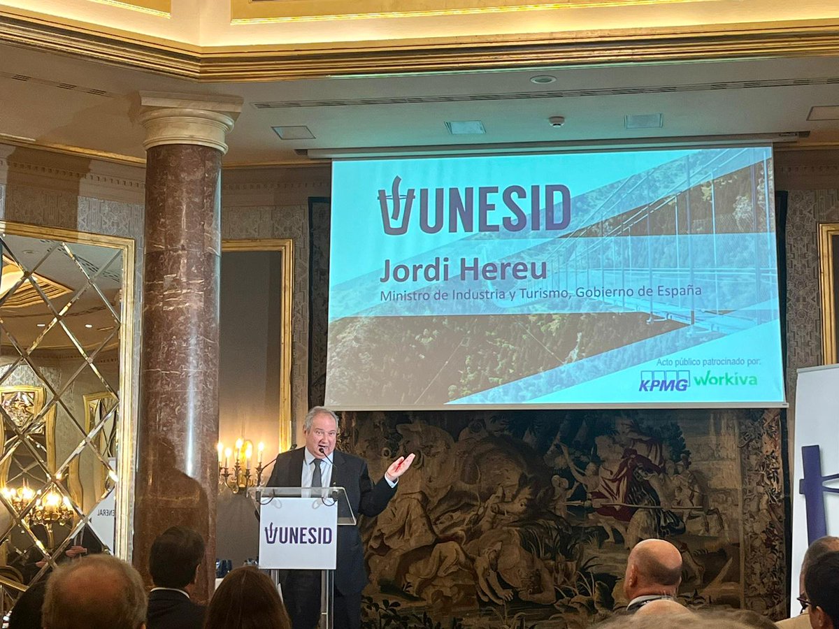 GasINDUSTRIALes's tweet photo. .@GasINDUSTRIALes asiste hoy a la 57 Junta General de Unesid @UNESID, con la presencia del Ministro de Industria y Turismo @minturgob @jordihereub https://t.co/0UPHHQ7POd