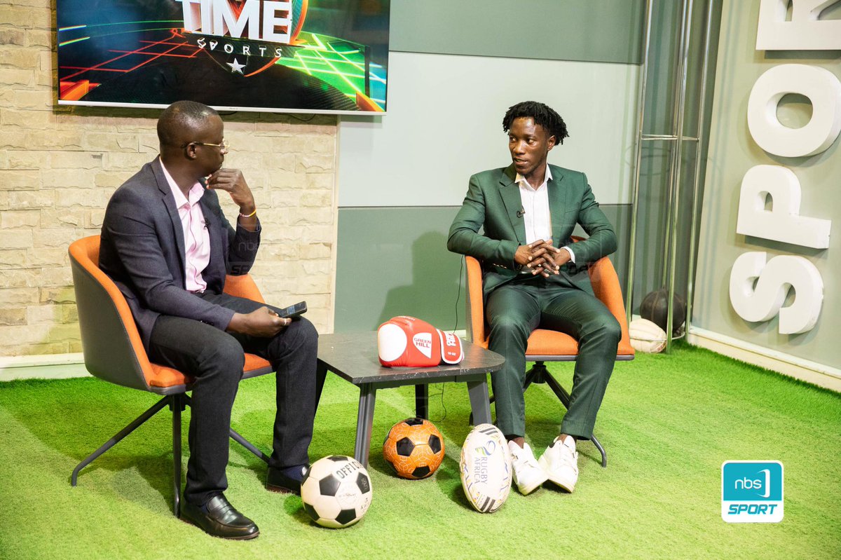 NBSportUg's tweet photo. Ugandan midfielder Shafiq Kuchi Kagimu, who plays for Brera Strumica in North Macedonia, is also here for the #StateOfUgandanSport.

#MTNUGSportAction #NBSportUpdates https://t.co/WrOe9iD6gA