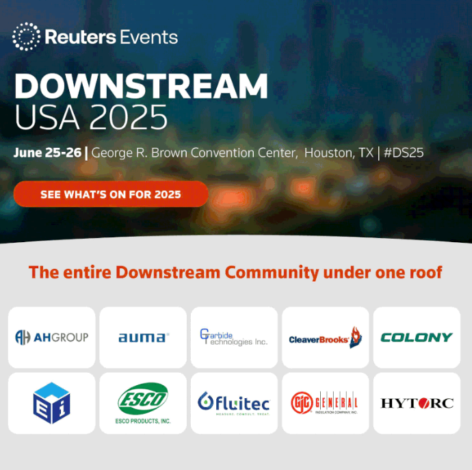 Meet the team at Downstream USA 2025 in Houston on June 25-26, welcoming over 3,000 petrochemical, chemical, and EPC professionals for two impactful days of insight, innovation, and industry-shaping connections.

zurl.co/6JVPz

#fluitec #DownstreamUSA #houston #reuters