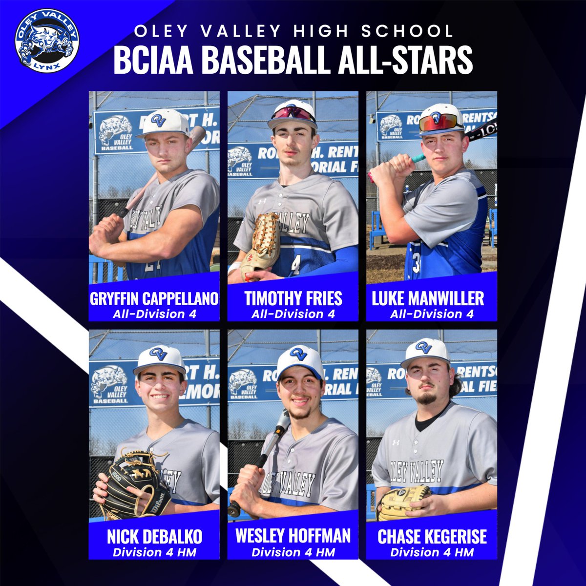 Congratulations to our BCIAA Baseball All-Stars!

LYNX PRIDE!