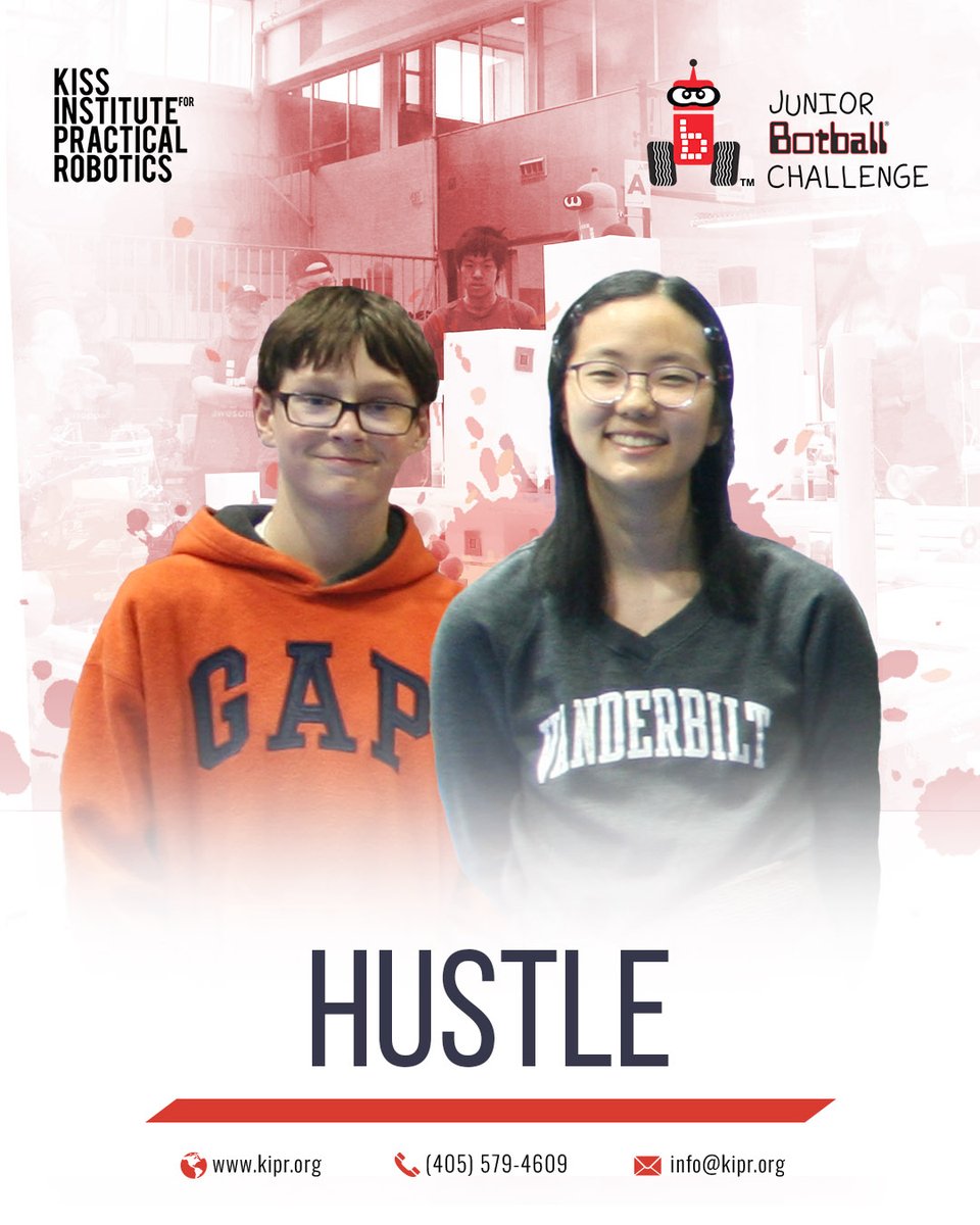 Behind every robot run and successful match is a team of students who put in the hustle.

📍 GCER 2025 will be held July 8–12 at the Embassy Suites by Hilton Norman Hotel &amp; Conference Center in Norman, Oklahoma.

🔗 Learn more and register: kipr.org/gcer