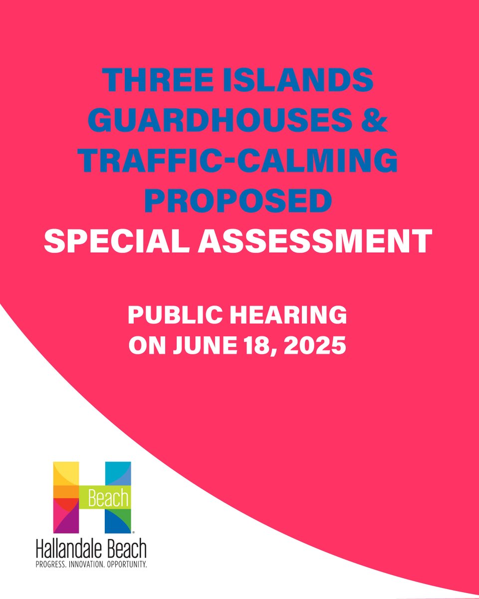 Residents of Three Islands: Don’t miss the upcoming public hearing tomorrow, June 18, at 5:30 p.m. in the Commission Chambers to discuss a proposed special assessment for the neighborhood to fund improvements.
Details here: cohb.org/1705/Three-Isl…