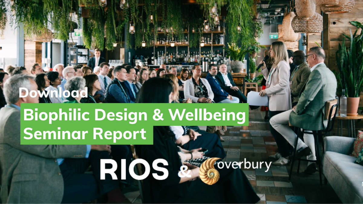 What if we called it good design? Key insights from our event with RIOS: outcomes matter! download the full event roundup: overbury.com/insights/overb…
 #biophilia #fitout #insight #news