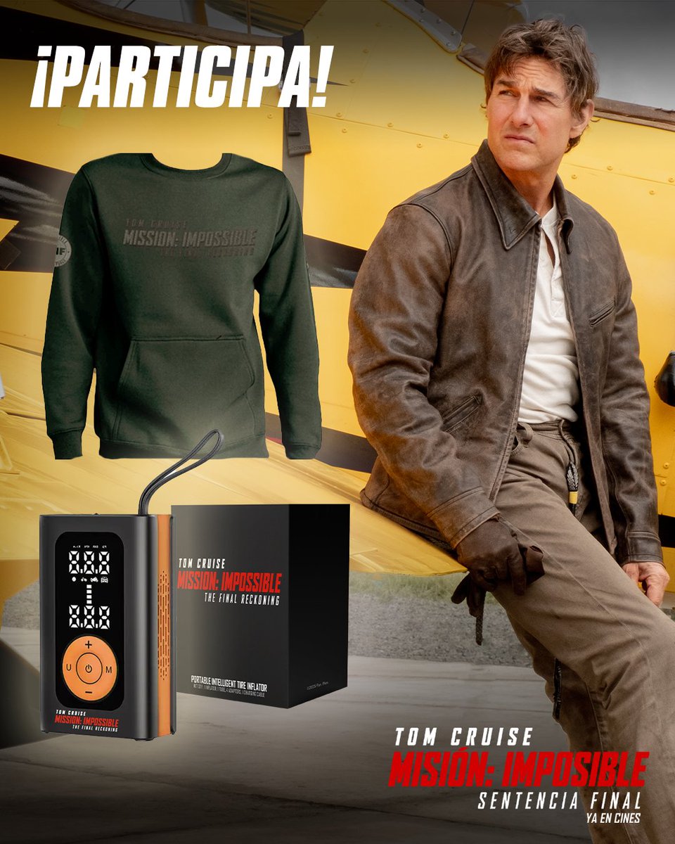 ¡PARTICIPA en el último sorteo de #MisiónImposible: Sentencia Final!
🧨 Sigue a <a href="/paramount_spain/">Paramount Pictures Spain</a>
🧨 Dale like a este post.
🧨 Menciona a tu amig@ con el que verías #MisiónImposible: Sentencia Final una y otra vez.
 ¡Tienes hasta el 24 de junio para participar, mucha suerte! 🍀
