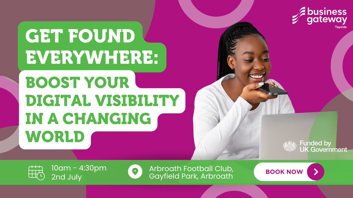 People are using voice assistants, AI tools, and social platforms to find what they need. Our Get Found Everywhere workshop will teach you how to appear wherever your customers are searching.

Book here 👉 ow.ly/seqz50W9W0Q