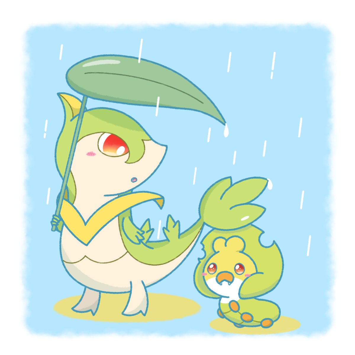 そっちの葉っぱでいいの？☔️