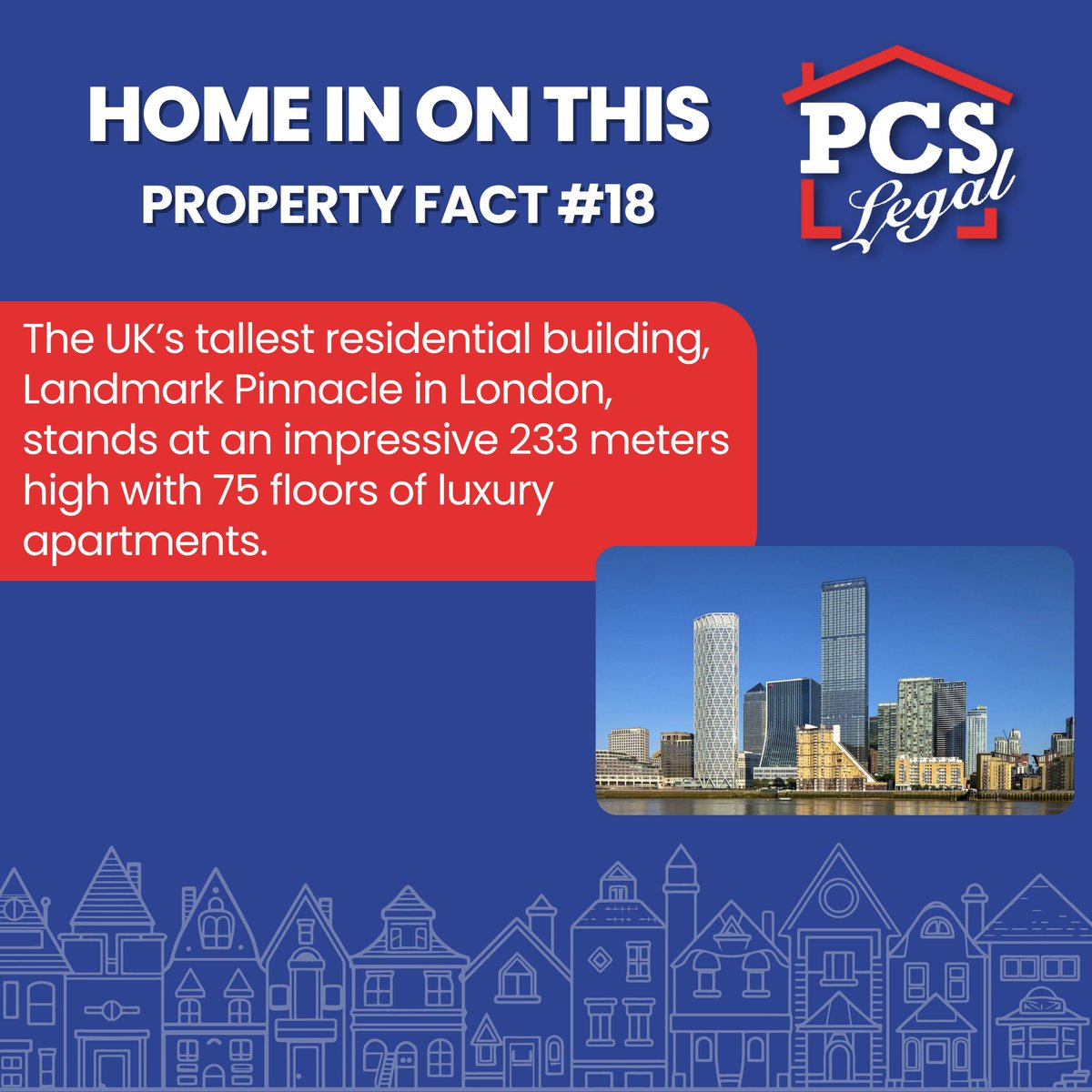 PCSLEGAL's tweet image. Home In On This: Fact #18๐ก Did you know...
Under the Building Safety Act, every apartment for sale at Landmark Pinnacle requires rigorous fire safety compliance checks, ensuring peace of mind for buyers in the age of high-rise living ๐ข
#PCSLegal #HomeInOnThis #PropertyFact