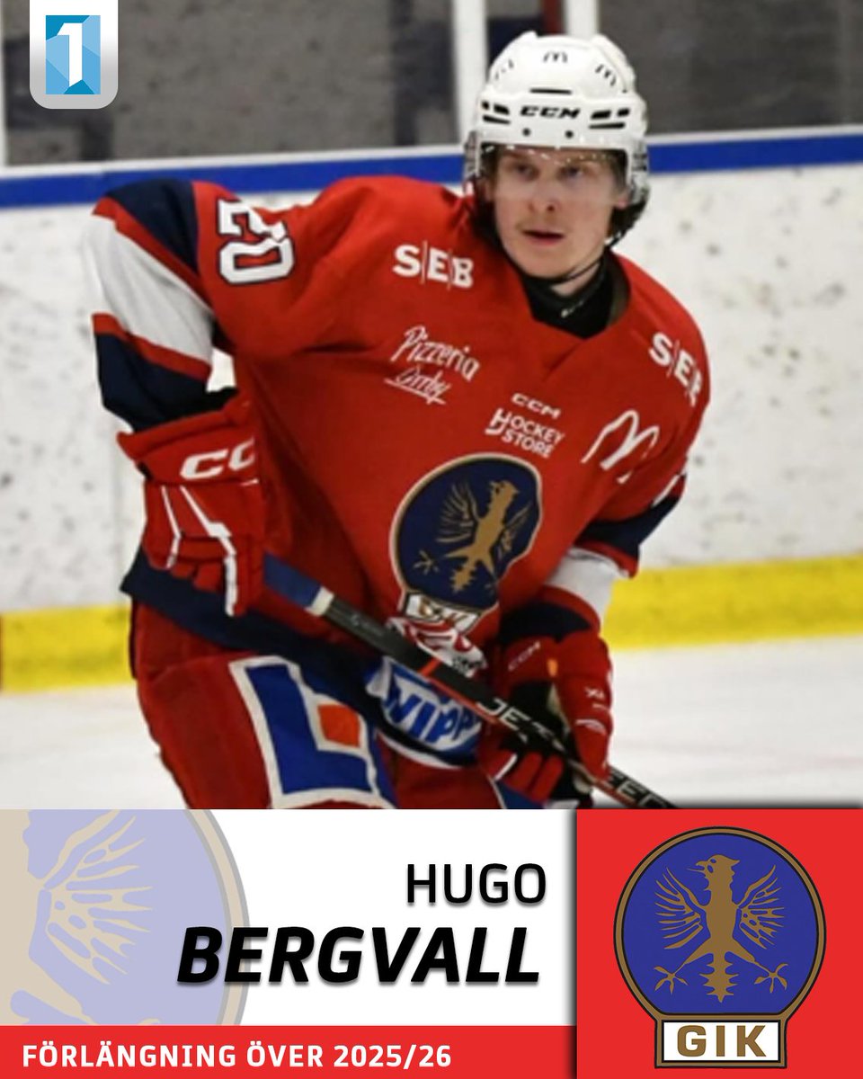 Grums IK har kommit igång med truppbygget till Hockeyettan.

Backen Hugo Bergvall, som var med i laget 20/21 när GIK åkte ur ligan, har nu förlängt avtalet med moderklubben.

Det har också Theo Johansson gjort och nykomlingen har just nu sju spelare på avtal.

📸: Berka Bergquist
