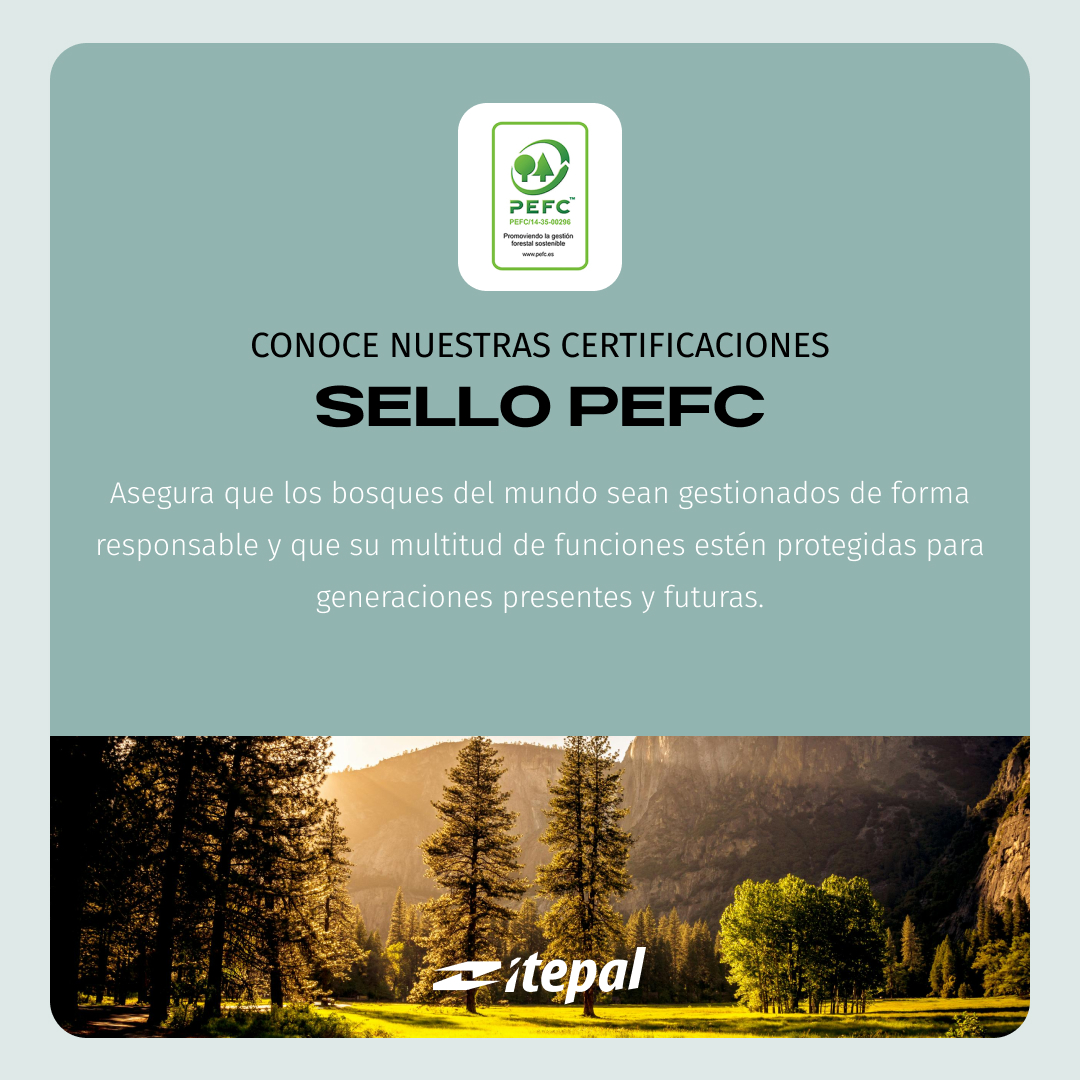 🌲 El Certificado PEFC es el sistema de certificación forestal más implantado del mundo. Tiene un gran compromiso con bosques sostenibles y un futuro responsable. 

▶️ Confía en la experiencia de Itepal: 
🌐 itepal.com 
.
.
#Itepal #CertificadoPEFC #PaletsDeMadera
