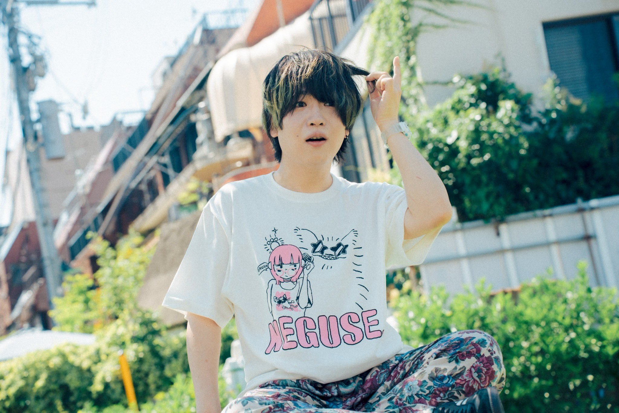 涼芽なの　tシャツ　iLife幕張くじ　幕張メッセ 涼芽なの なのP 推しTシャツ あいらいふ iLiFE! 幕張グッズ