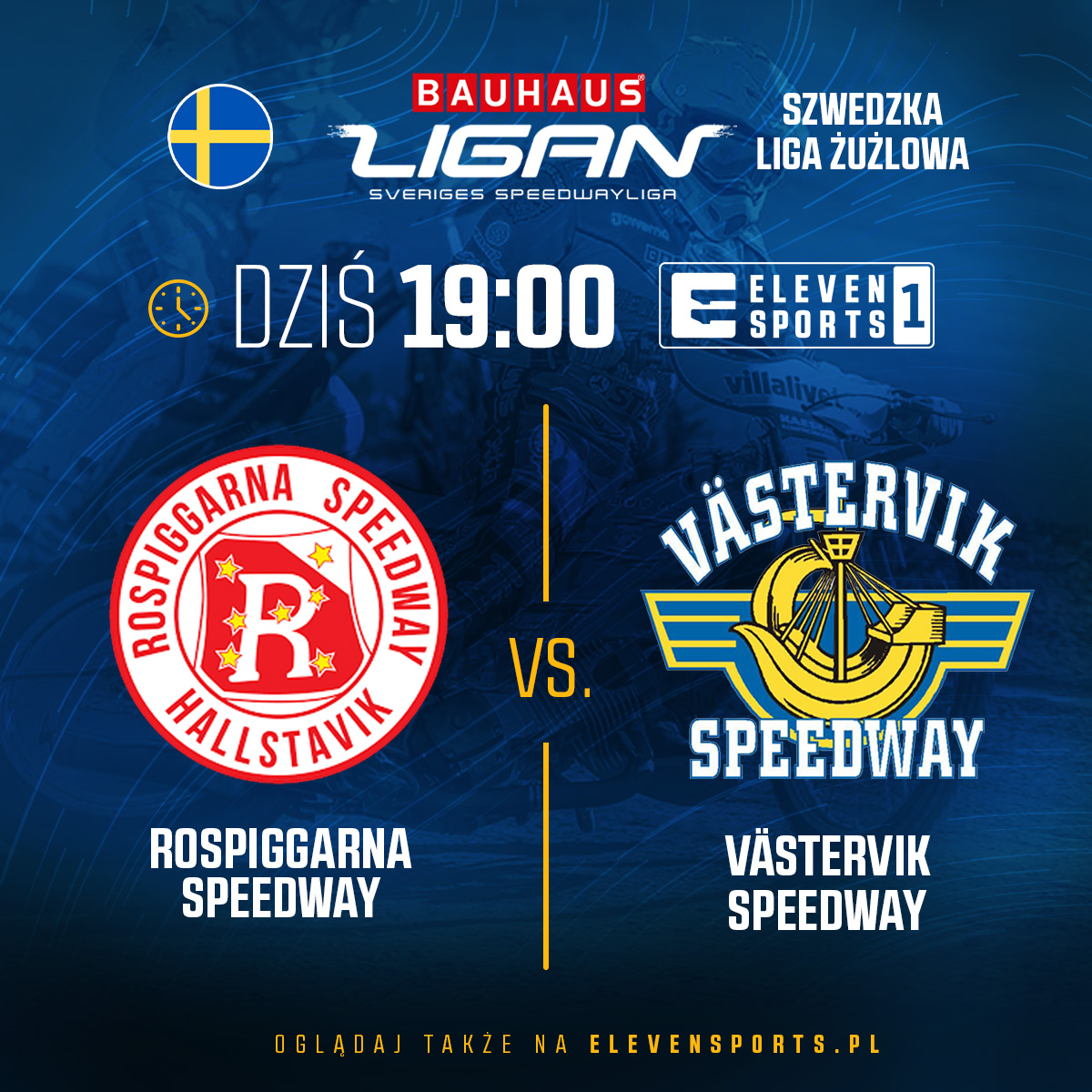 ELEVEN SPORTS PL (@elevensportspl) on Twitter photo 🇵🇱 Bartosz Smektała wraca dziś do składu Västervik Speedway! Jak zaprezentuje się w spotkaniu z ekipą z Hallstaviku?
🏁 Rospiggarna Speedway – Västervik Speedway
🏆 BAUHAUS-Ligan
⌚️ 19:00
📺 Eleven Sports 1
🎙️ <a href="/MarcinKuzbicki/">Marcin Kuźbicki</a>, <a href="/mmmaciekk/">Maciej Markowski</a> 🇵🇱 Bartosz Smektała wraca dziś do składu Västervik Speedway! Jak zaprezentuje się w spotkaniu z ekipą z Hallstaviku?
🏁 Rospiggarna Speedway – Västervik Speedway
🏆 BAUHAUS-Ligan
⌚️ 19:00
📺 Eleven Sports 1
🎙️ <a href="/MarcinKuzbicki/">Marcin Kuźbicki</a>, <a href="/mmmaciekk/">Maciej Markowski</a>