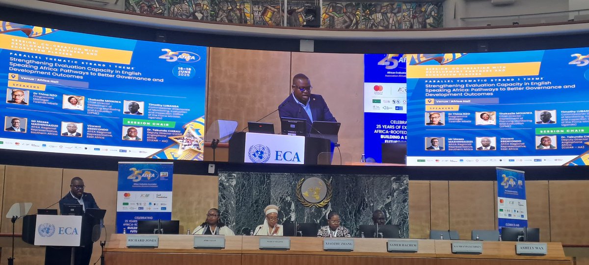 TwendeMnE's tweet image. "Evaluations should not just be a national government priority, but it should also be institutionalized at a local level where government policies have the most impact." - Dr Thina Nzo
@tweet_afrea
@CLEARAA1
#AfrEA25
#AfrEA2025