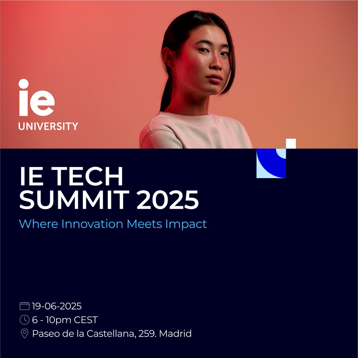 🚨 IE TECH SUMMIT 2025 is this Thursday!

Join us at IE Tower for a night of bold ideas, AI breakthroughs and game-changing conversations with sector leaders from @Next, @Intel, <a href="/Google/">Google</a>, <a href="/IBM/">IBM</a>, @Canela, @Amazon Alexa

📅 June 19th | 🕕 6–10 pm | 📍 Madrid