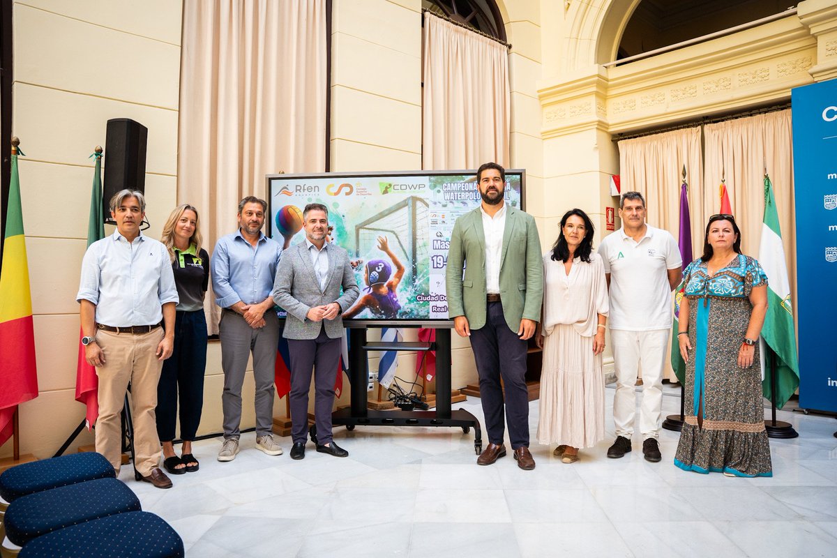 El Campeonato de España de clubes de waterpolo infantil, masculino y femenino, vuelve a Málaga del 19 al 22 de junio, que se celebrará en el Real Club El Candado y Carranque. Más información 👉 malaga.eu/el-ayuntamient…