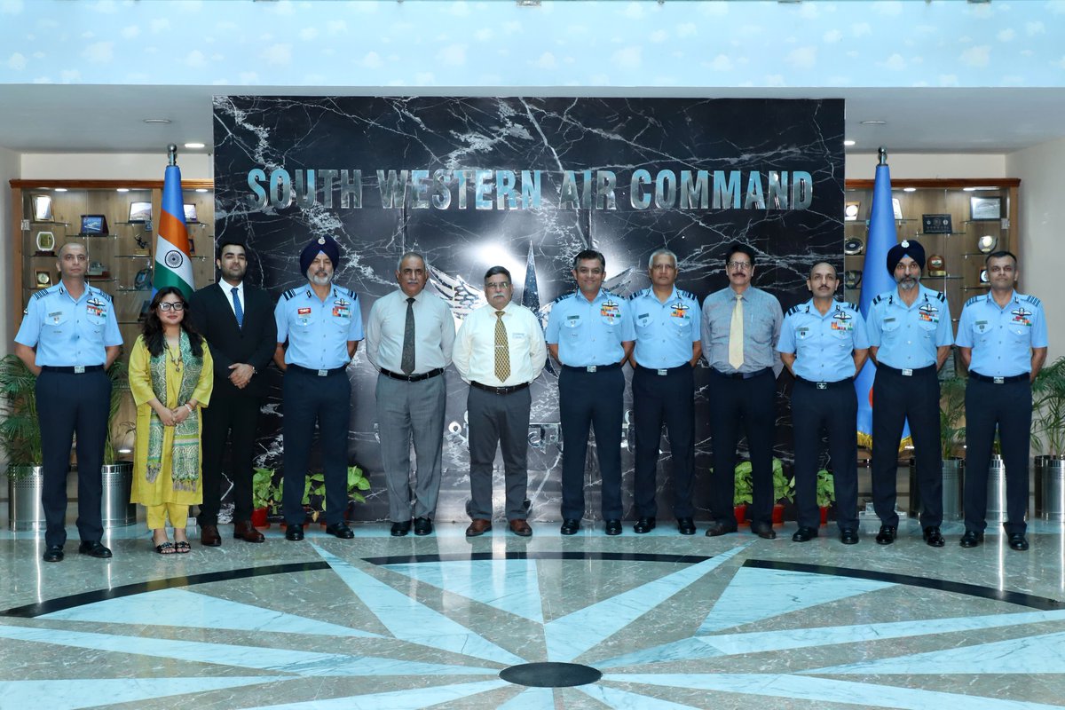 SWAC_IAF's tweet image. HQ SWAC &amp;amp; CAPS co-hosted a seminar today on "Aerospace Power &amp;amp; National Security". Experts discussed future challenges &amp;amp; strategies for IAF. #Airpower #SWAC #CAPS