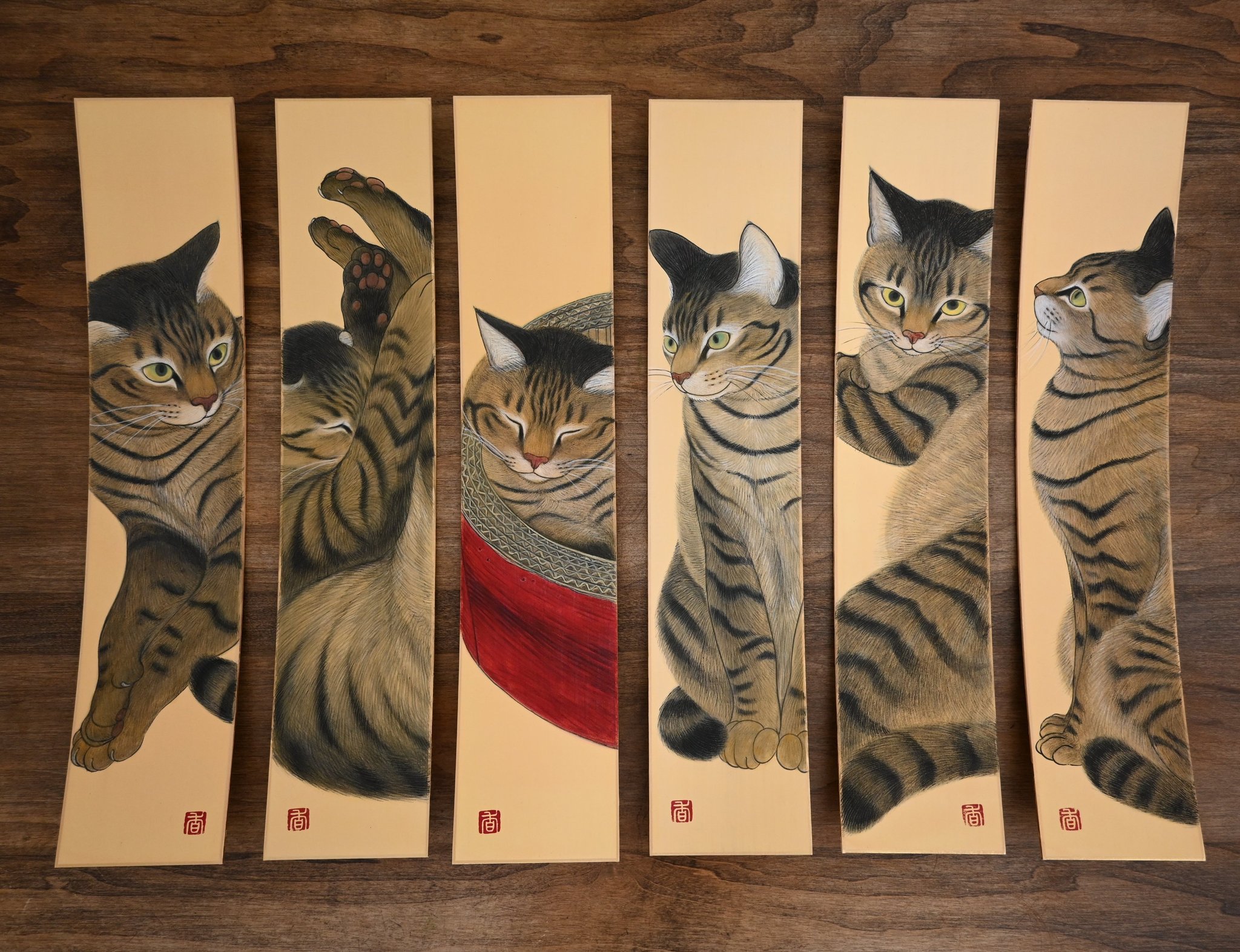 日本画 成田陽 日展入賞31回「八ヶ岳」額58.5×78絵40×60cm￼12M